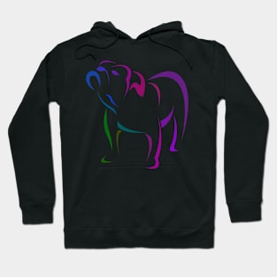 Bulldog Multicolor! Especially for Bulldog owners! Hoodie